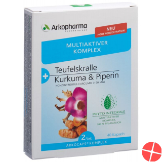 Arkocaps Komplex Teufelskralle+kurkuma Kapseln 40 Stück
