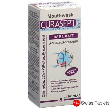 Curasept Ads Implant Mouthwash Flasche 200ml buy online