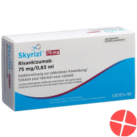 Skyrizi Injektionslösung 75mg/0.83ml 2 Fertigspritzen 0.83ml Skyrizi Injektionslösung 75mg/0.83ml 2 Fertigspritzen 0.83ml