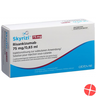 Skyrizi Injektionslösung 75mg/0.83ml 2 Fertigspritzen 0.83ml