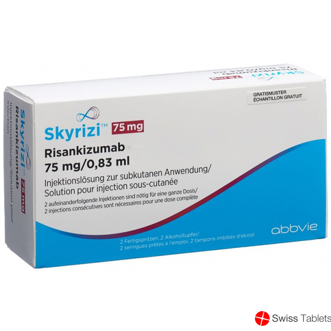 Skyrizi Injektionslösung 75mg/0.83ml 2 Fertigspritzen 0.83ml buy online