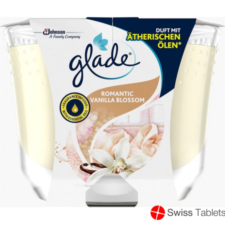 Glade Langanhaltende Duftkerze Rom Vanil Blo 224g buy online