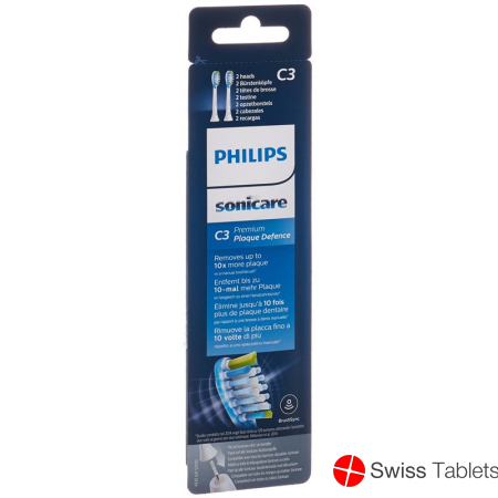 Philips Sonicare replacement brushes C3 Premium Hx9042/17 2 pieces buy online