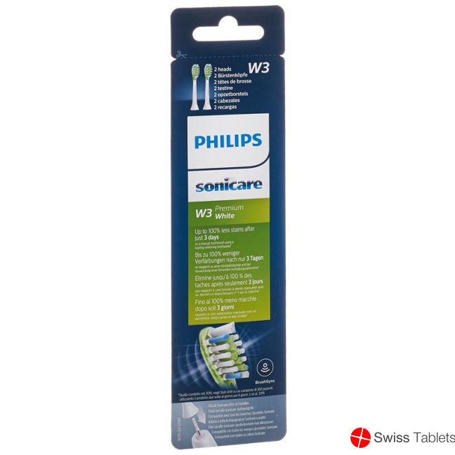 Philips Sonicare Ersatzb W3 Prem W Hx9062/17 2 Stück buy online