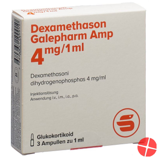 Dexamethason Galepharm Ampullen 4mg/ml 3x 1ml