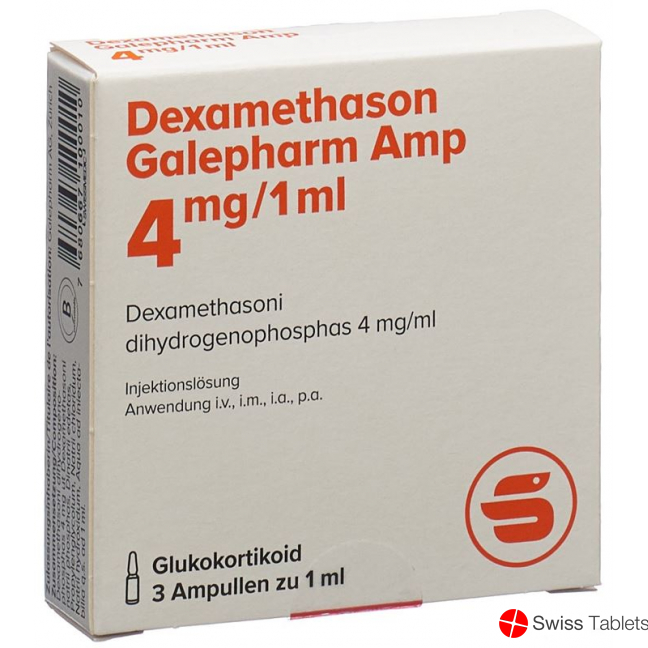 Dexamethason Galepharm Ampullen 4mg/ml 3x 1ml buy online