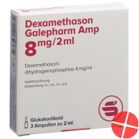 Dexamethason Galepharm Ampullen 8mg/2ml 3x 2ml Dexamethason Galepharm Ampullen 8mg/2ml 3x 2ml