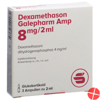 Dexamethason Galepharm Ampullen 8mg/2ml 3x 2ml