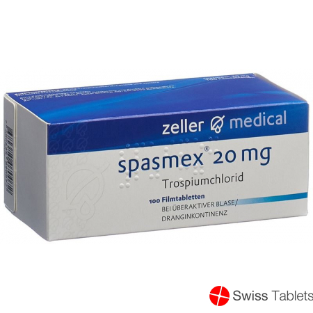 Spasmex Filmtabl 20 mg 100 pcs