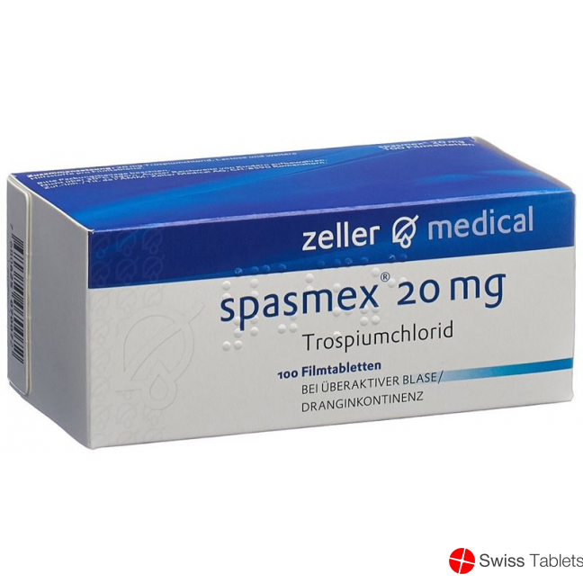 Spasmex Filmtabl 20 mg 100 pcs
