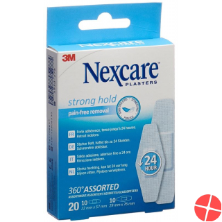 3M Nexcare Strong Hold 360? 2 Grössen Ass 20 Stück 3M Nexcare Strong Hold 360? 2 Grössen Ass 20 Stück