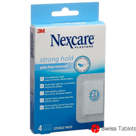 3M Nexcare Strong Hold Pads 76,2x101mm 4 Stück buy online