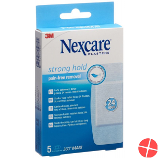 3M Nexcare Strong Hold 360? Maxi 50x100mm 5 Stück 3M Nexcare Strong Hold 360? Maxi 50x100mm 5 Stück
