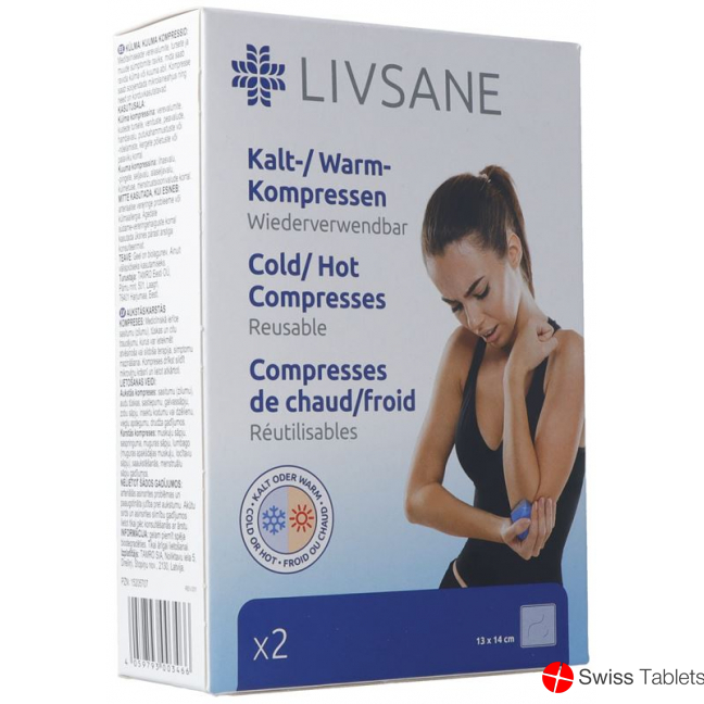 Buy online Livsane Kalt-/warm-kompressen Wiederverwendb Stück at