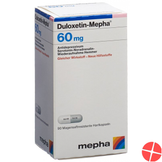 Duloxetine Mepha Kaps 60 mg Ds 90 pcs