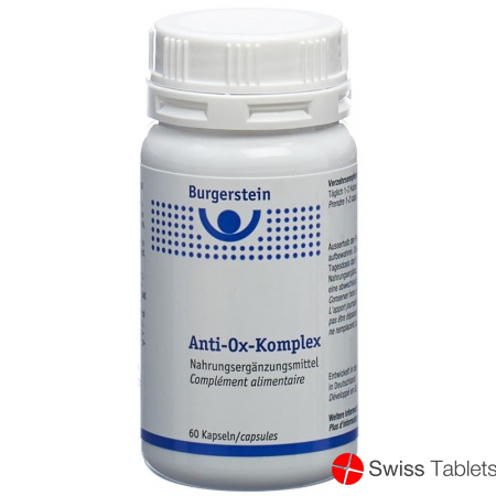 Burgerstein Anti-Ox-Komplex capsules Ds 60 pieces buy online