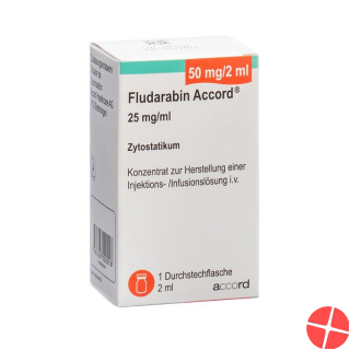 Fludarabin Accord Infusionskonzentrat 50mg/2ml Durchstechflasche