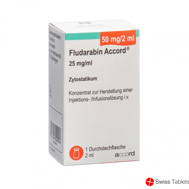 Fludarabin Accord Infusionskonzentrat 50mg/2ml Durchstechflasche buy online