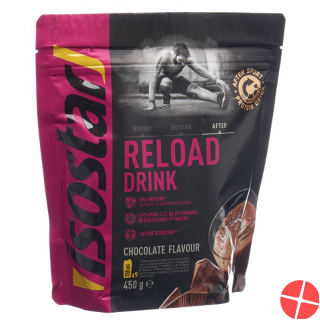 Isostar Reload Drink Pulver Schokolade Beutel 450g