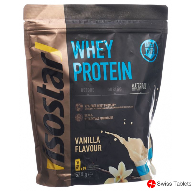 Isostar Whey Protein Powder Vanilla Bag 570g buy online