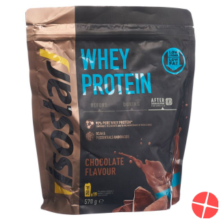 Isostar Whey Protein powder chocolate bag 570g