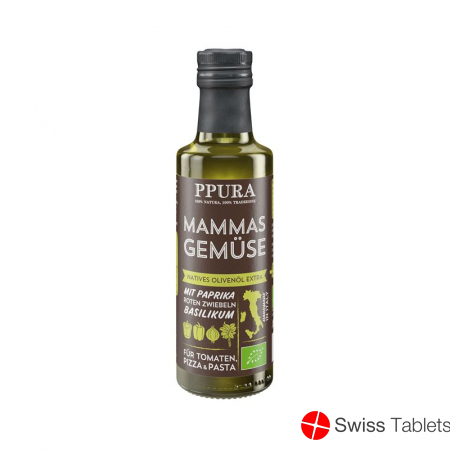 Ppura Olivenöl Mammas Gemüse Paprika Basili 100 buy online