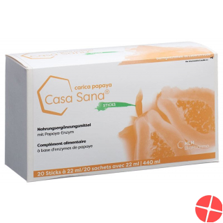 Casa Sana Carica Papaya 20 Stick 22ml