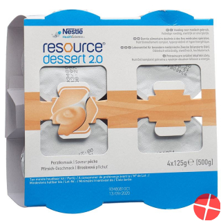 Resource Dessert 2.0 Pfirsich 4 Cup 125ml