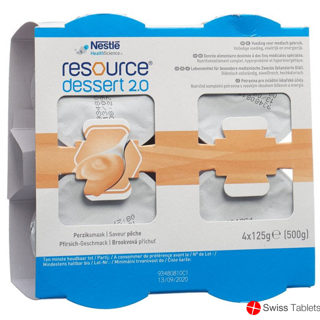 Resource Dessert 2.0 Pfirsich 4 Cup 125ml buy online