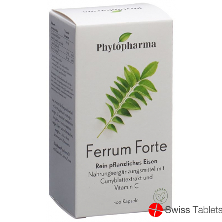Phytopharma Ferrum Forte Capsules Tin 100 pieces buy online