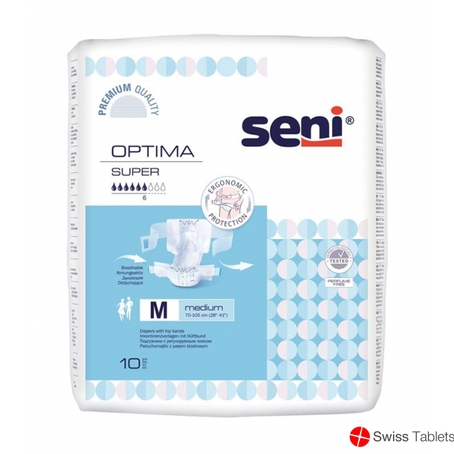 Seni Optima Super Vorlagen M Hüftb (n) 8x 10 Stück buy online