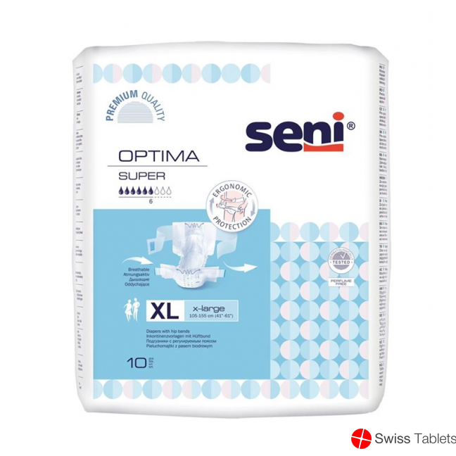 Seni Optima Super Vorlagen XL Hüftb (n) 6x 10 Stück buy online