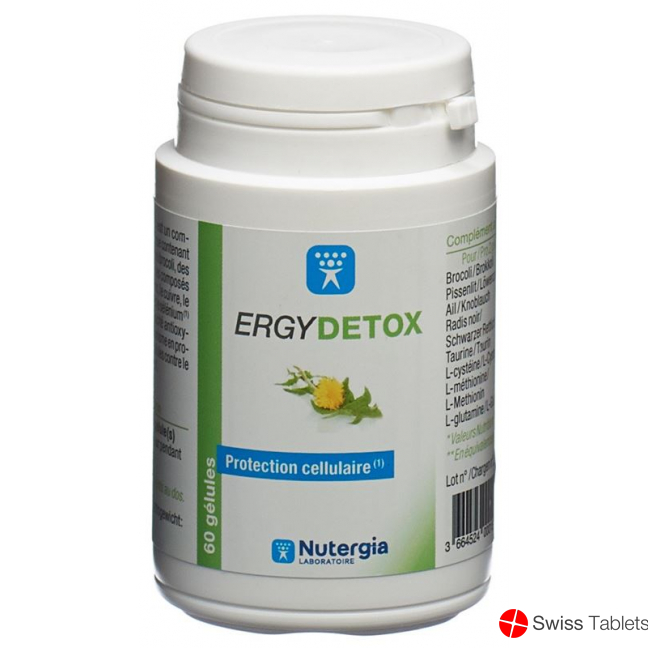 Nutergia Ergydetox Gelules Dose 60 Stück buy online