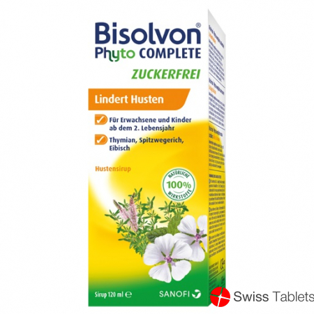 Bisolvon Phyto Complete Sugar Free Cough Syrup 120ml buy online