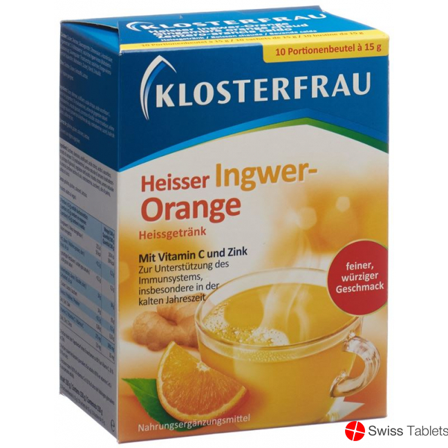 Klosterfrau Heisser Ingwer-Orange 10x 15g buy online