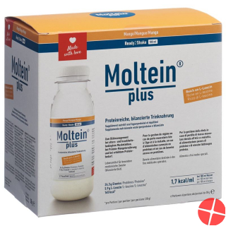 Moltein Plus Ready2Shake Mango 6 bottle 38g