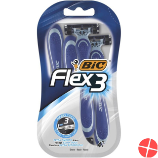 Bic Flex 3 Light Herrenrasierer 3-klingen 4 Stück