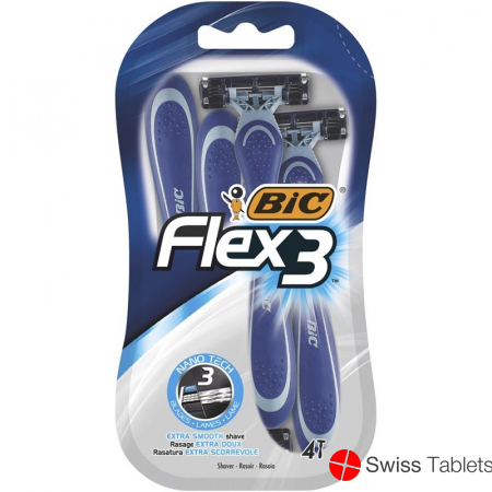 Bic Flex 3 Light Herrenrasierer 3-klingen 4 Stück buy online