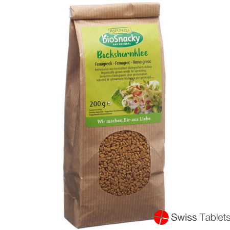 Biosnacky Bockshornklee Beutel 200g buy online