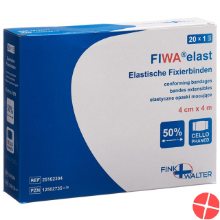 Smedico Fixierbinden Cellophan 4cmx4m Weiss 20 Stück
