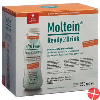 Moltein Ready2drink Clementine 6 bottle 250ml