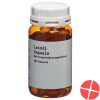 Naturage Leinöl Kapseln Dose 100 Stück Naturage Leinöl Kapseln Dose 100 Stück