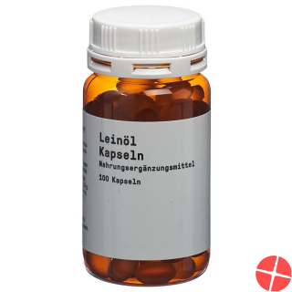 Naturage Leinöl Kapseln Dose 100 Stück