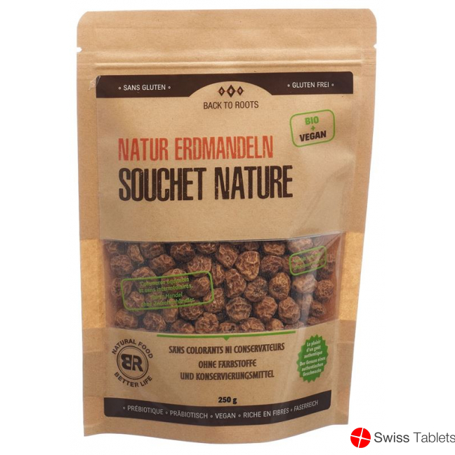 Back To Roots Natur Erdmandeln Bio Beutel 250g buy online