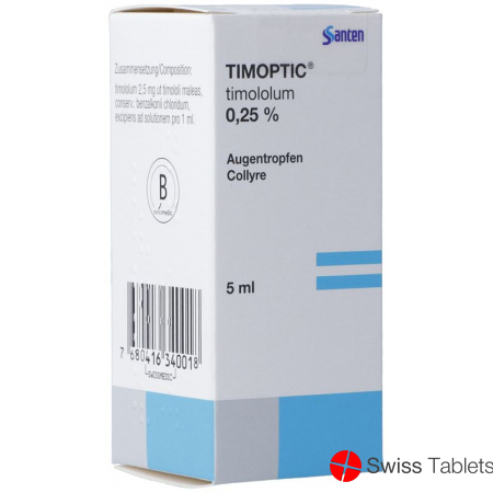 Timoptic Gd Opht 0.25% Fl 5 ml