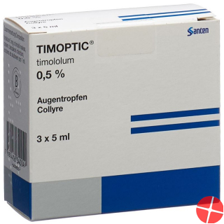 Timoptic 0.5% Gd Opht 3 Fl 5 ml