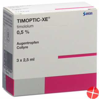 Timoptic-XE Gd Opht 0.5% 3 Fl 2.5 ml