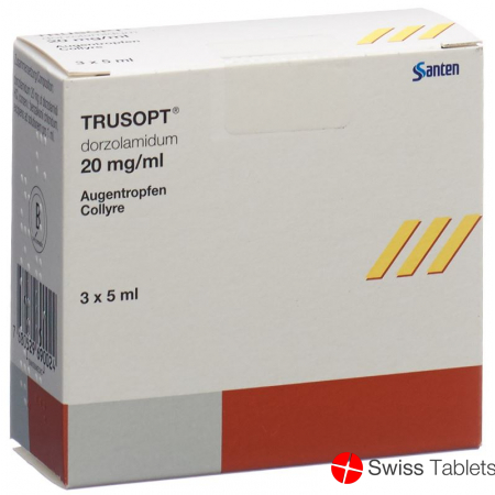 Trusopt Gd Opht 2% 3 Fl 5 ml