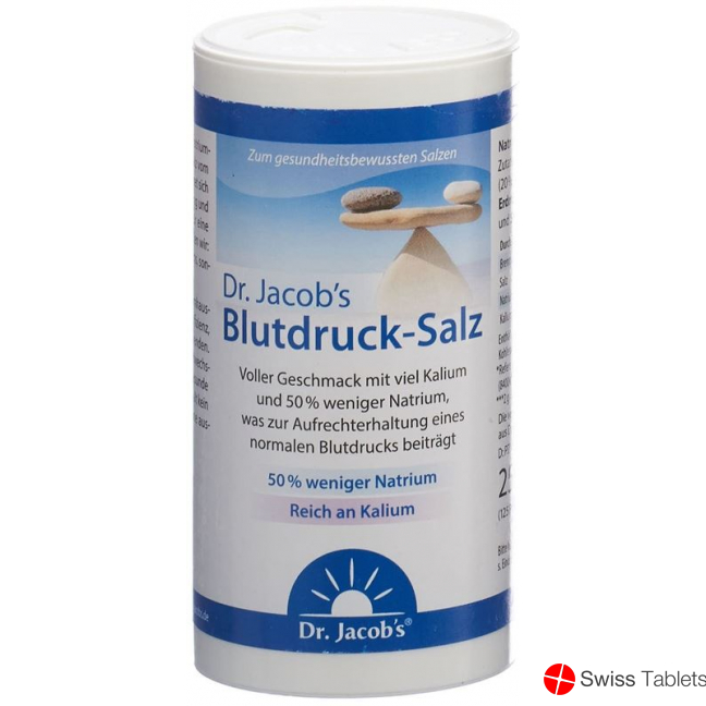 Dr. Jacob's Blutdruck-Salz Dose 250g buy online Dr. Jacob's Blutdruck-Salz Dose 250g buy online