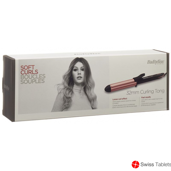 Babyliss curling iron Rose Quartz 32mm buy online